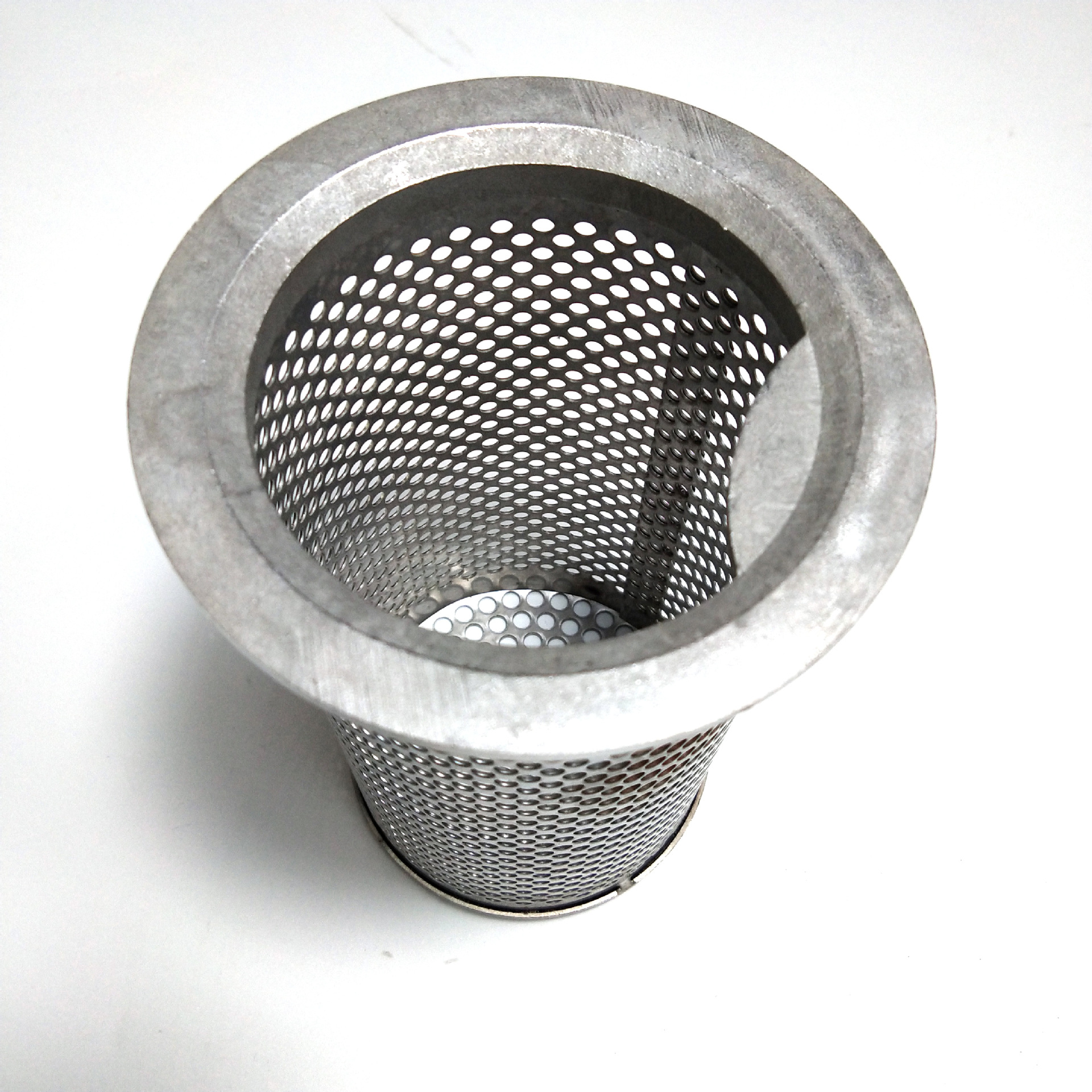 奥科厂家定做药材筛分过滤筒 水油除杂冲孔双层过滤网筒 量大从优