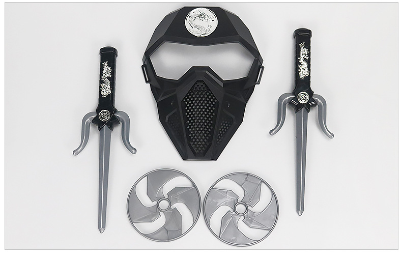 万圣节化装舞会表演道具忍者武器塑料镖飞镖圆形回旋镖玩具套装