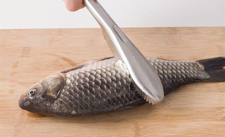 创意不锈钢去鳞刮鱼器 厨房小工具杀鱼刮鱼去鳞器刷子鱼鳞刨批发