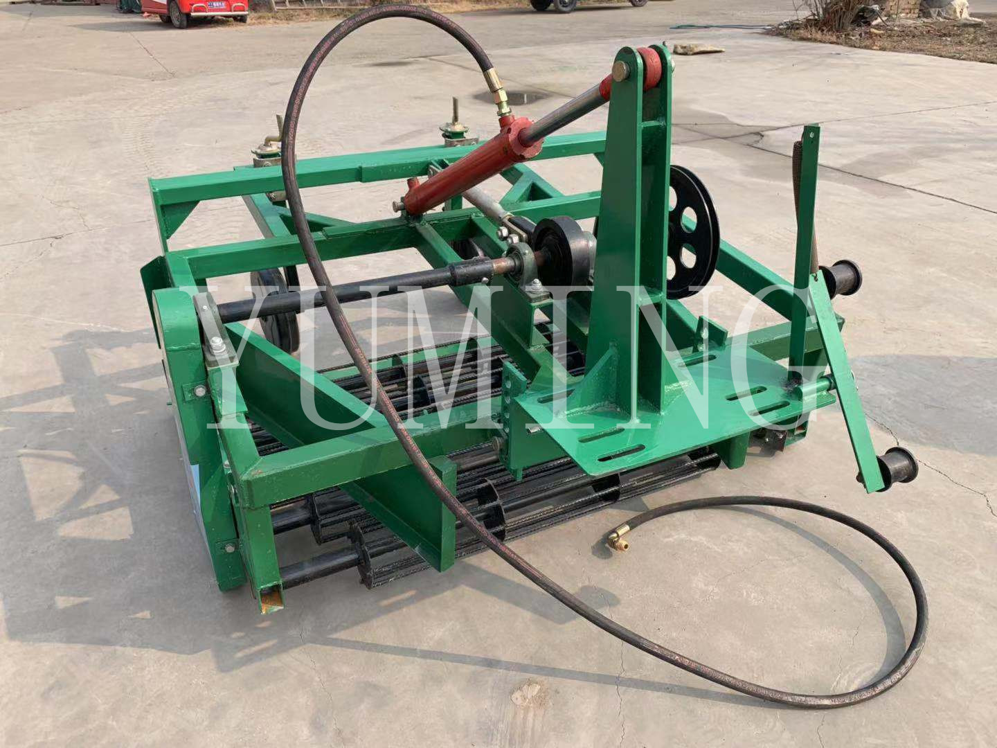 刨大蒜机器拖拉机前置收蒜机器 全自动挖蒜机 起蒜机厂家