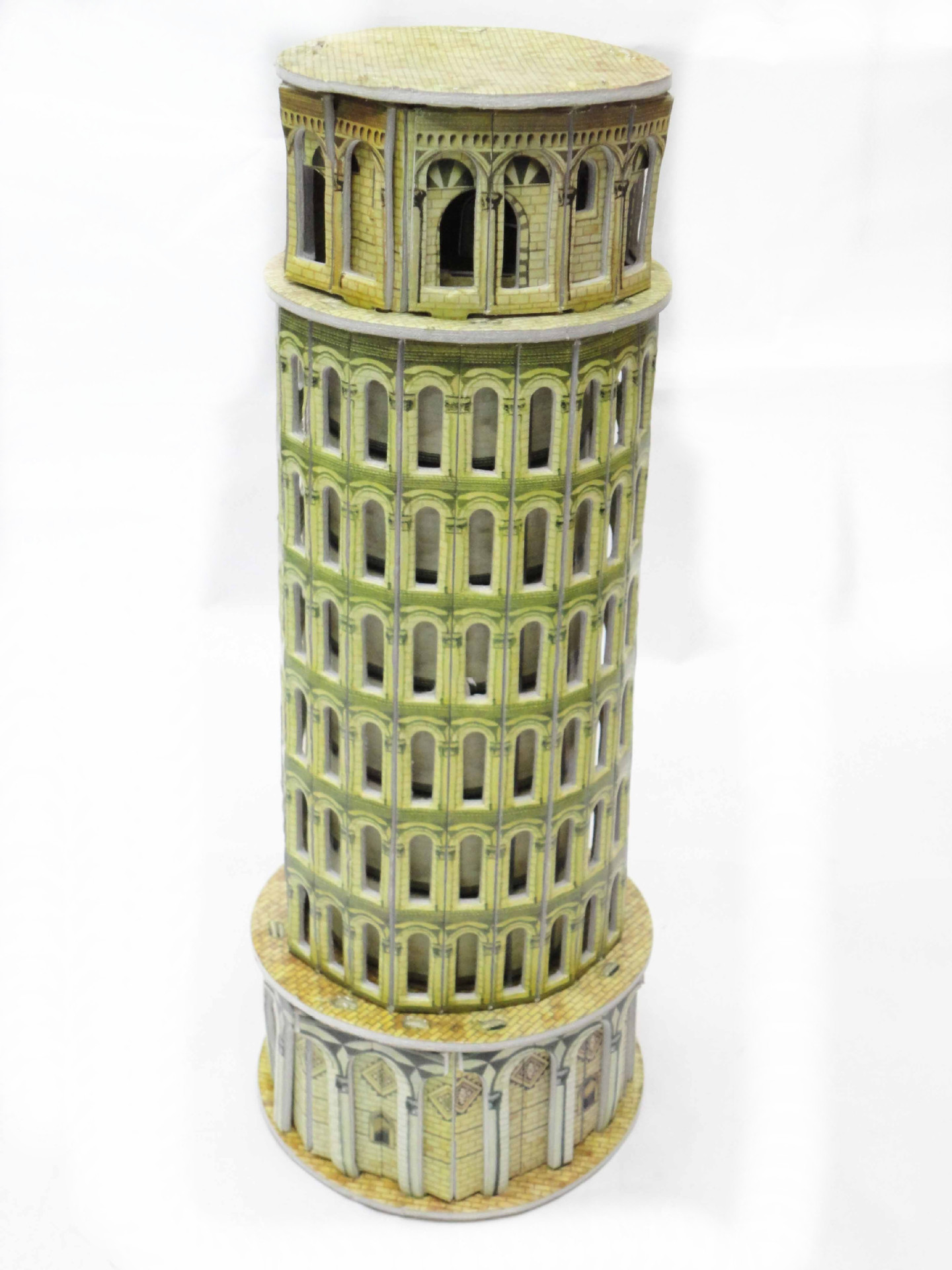 出口纸质立体拼图 开发智力手工diy玩具 意大利比萨斜塔建筑模型