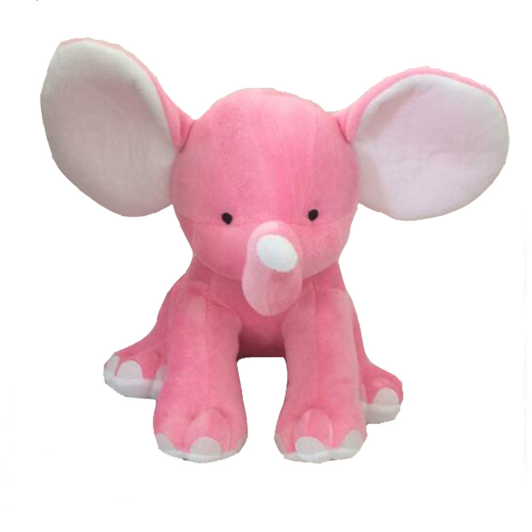 厂家直销丛林动物系列 坐姿粉色大象摆件 居家客厅装饰品量大优惠