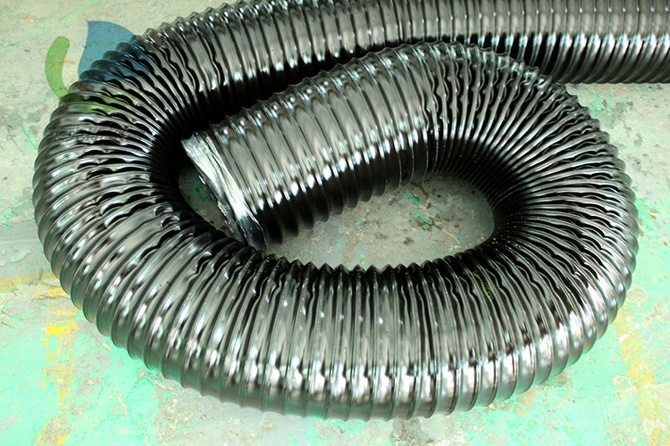 莱克斯品牌黑色pvc钢丝伸缩软管 钢丝软管 可定制白色透明款