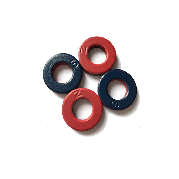 儿童吸铁石圆环型中小学生幼儿园物理实验圆形教具铁氧体教学磁铁