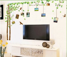厂家直供 创意相框树忆之林照片墙客厅卧室装饰画 自粘防水贴纸
