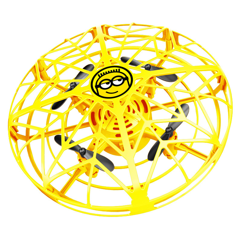 正版神偷奶爸腾悦小黄人悬浮ufo手感应飞行器儿童玩具遥控飞碟