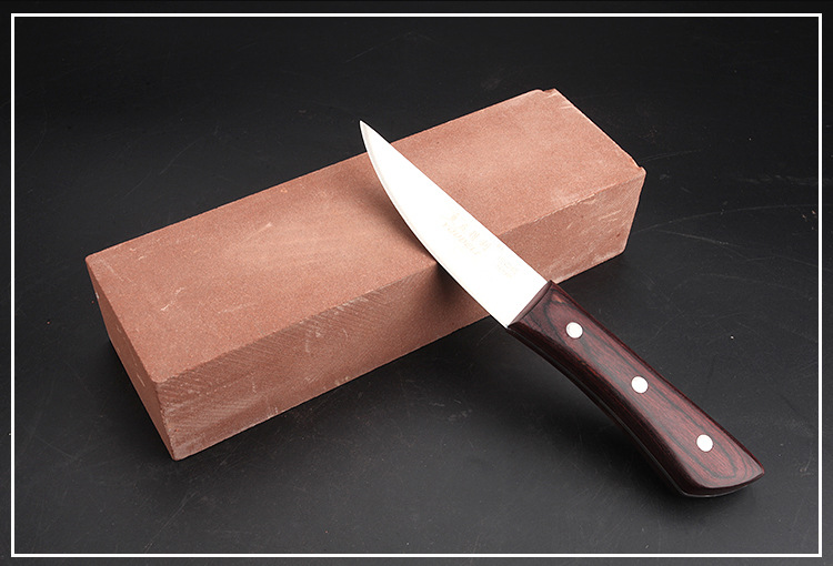 红岩石磨刀石多功能天然家用 特大号磨刀器菜刀开刃砥石批发