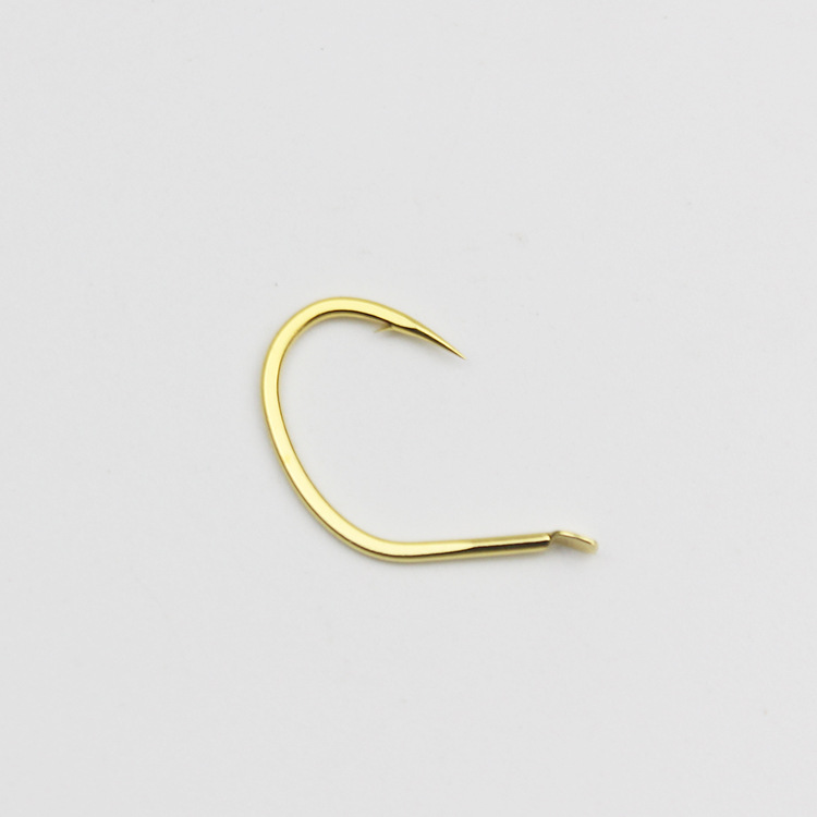 筏钓专用钩正品散装6h硬度带倒刺短柄筏钓钩翘嘴鱼钩渔具用品批发