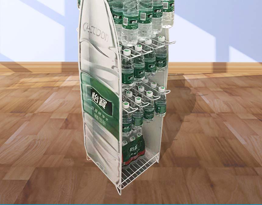 超市陈列架铁质货架金属展示架食品饮料促销陈列架定做