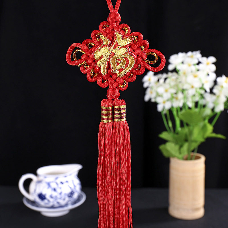 厂家直销 福字中国结 小号福字喜字中国结 礼品中国结吉祥如意