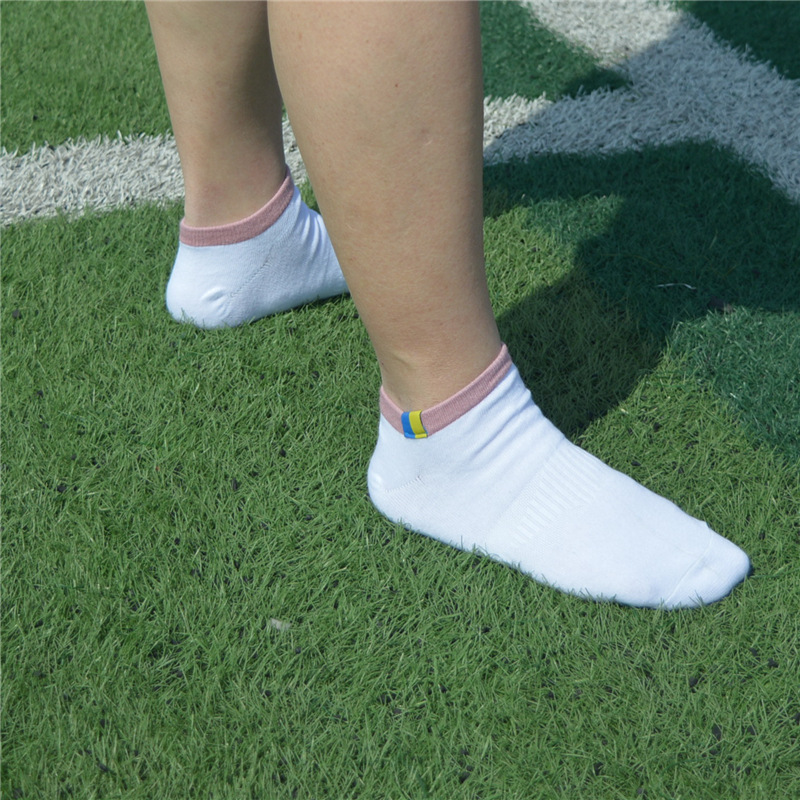 篮球足球白色尾单男生纯全棉运动袜子原单少年学生袜子批发正品