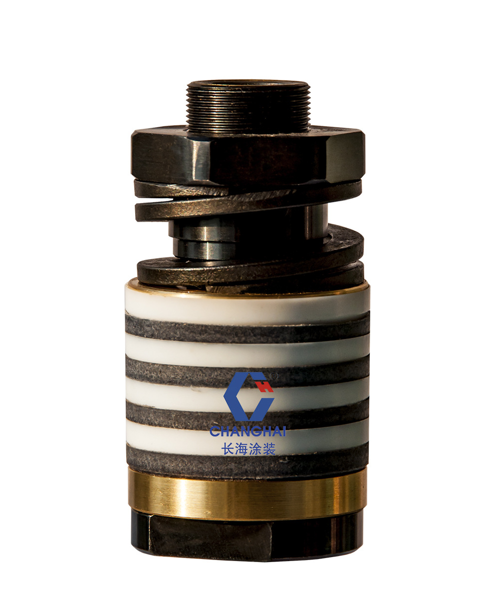 长江长海无气喷涂机配件6528k柱塞阀体小型气动无气喷涂设备配件