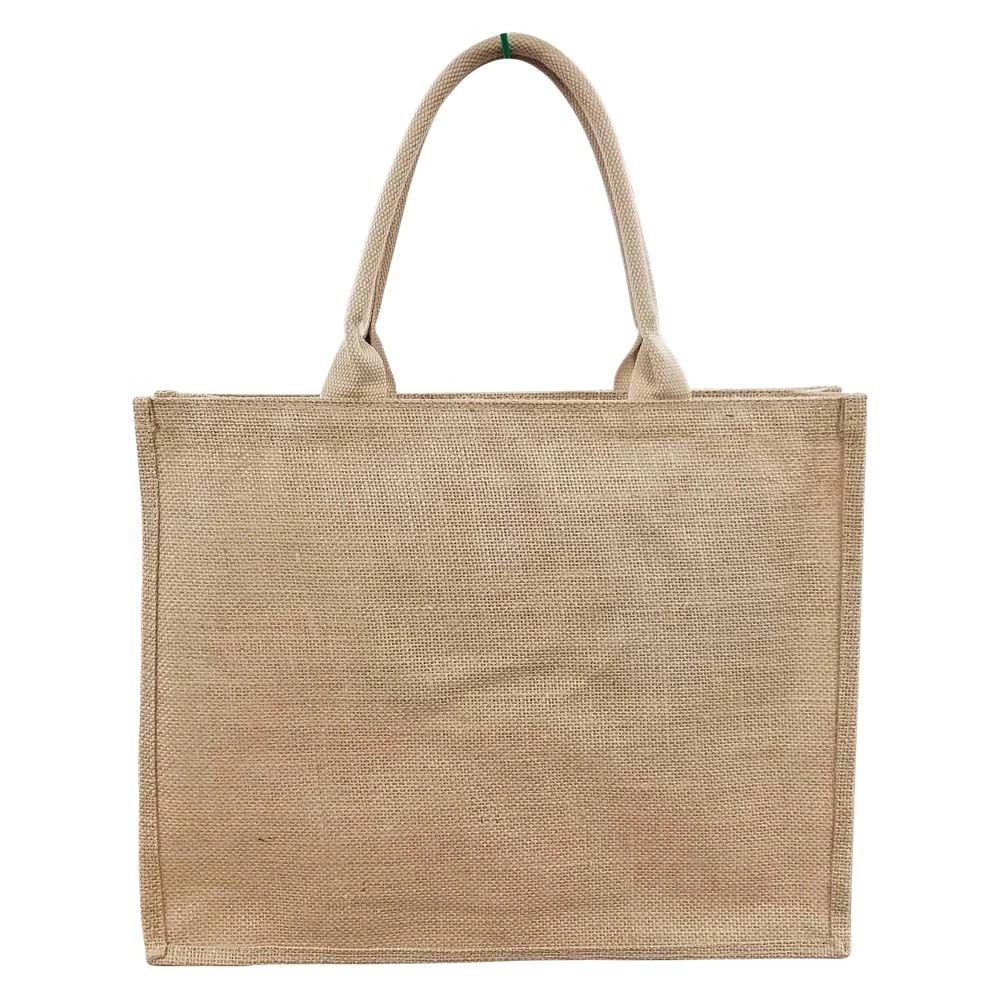 促销可重复定制便宜的便携式黄麻帆布包