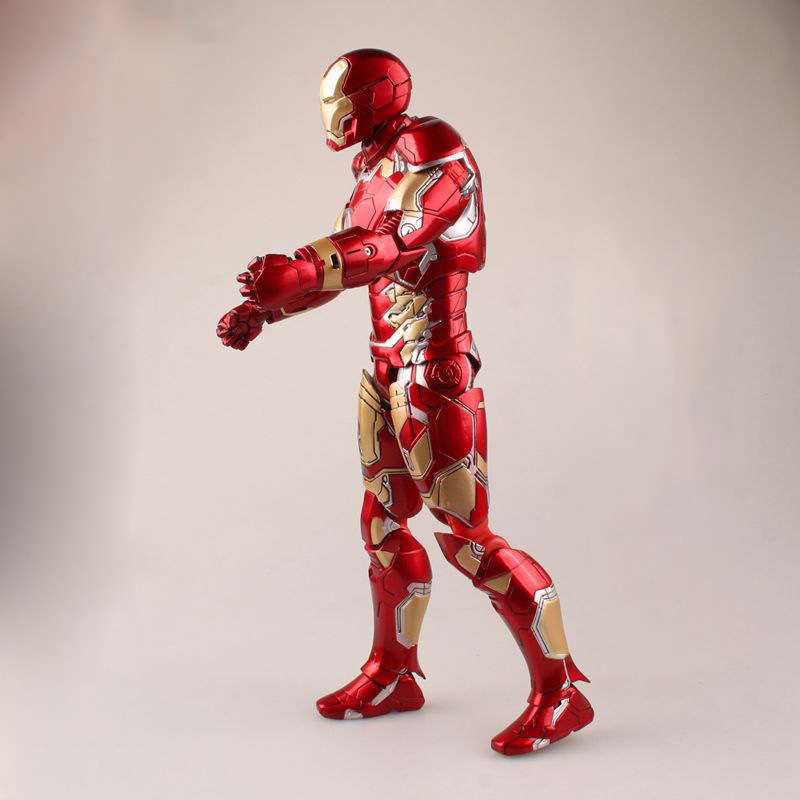漫威模型 马克43 复仇者联盟hc钢铁侠iron man mk42金色 可动手办