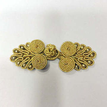 服装辅料手工编织七珠旗袍盘扣大衣纽扣衣服民族风复古涤纶装饰扣