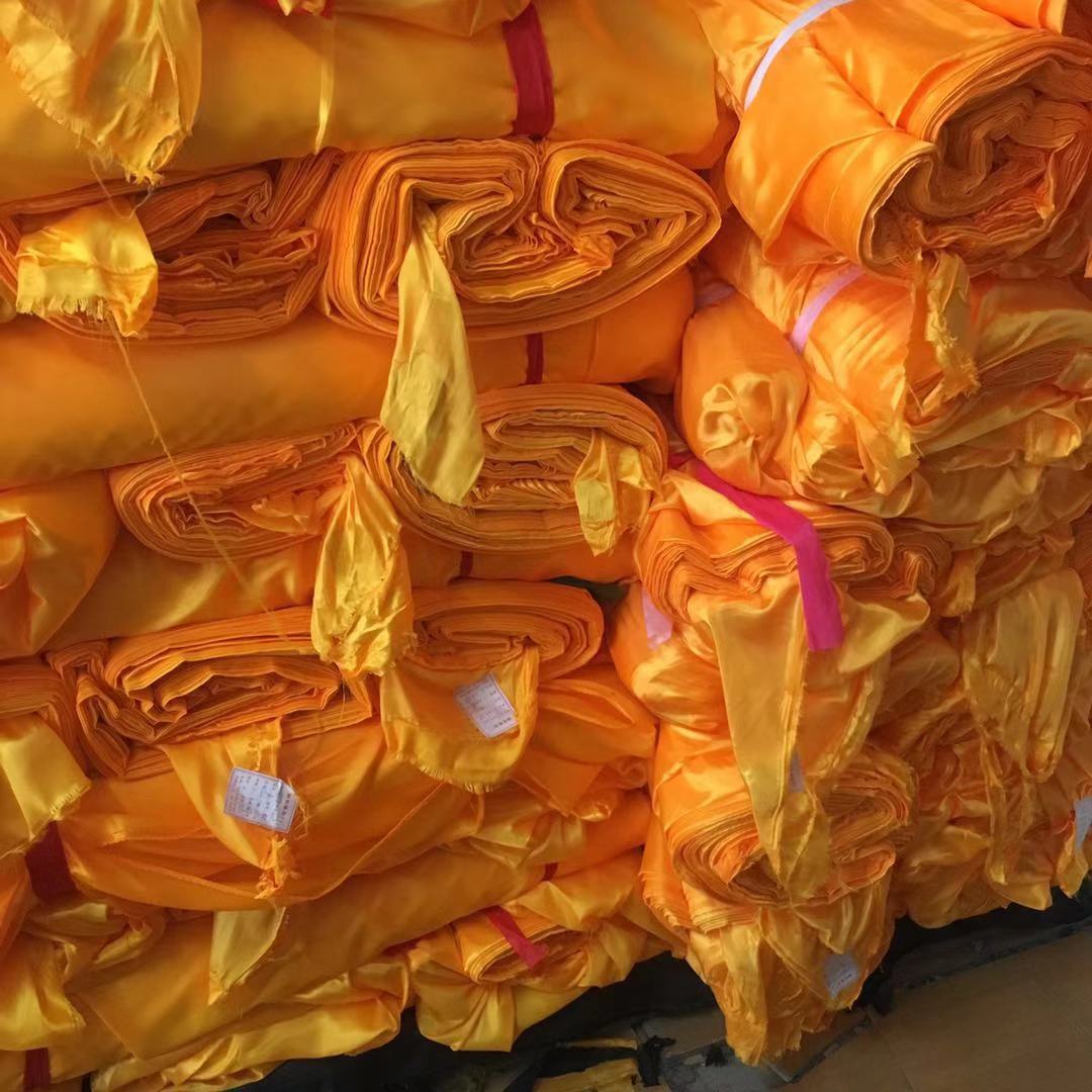 五枚缎八美缎布舞台面料酒盒布礼盒布包装布条黄布绸布佛堂布绸缎