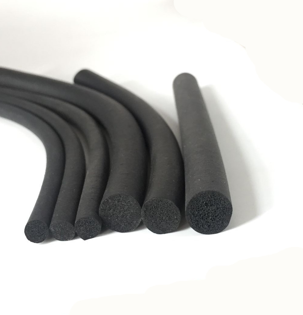 epdm发泡密封条 圆棍发泡条 橡胶海绵条 三元乙丙发泡圆柱胶条