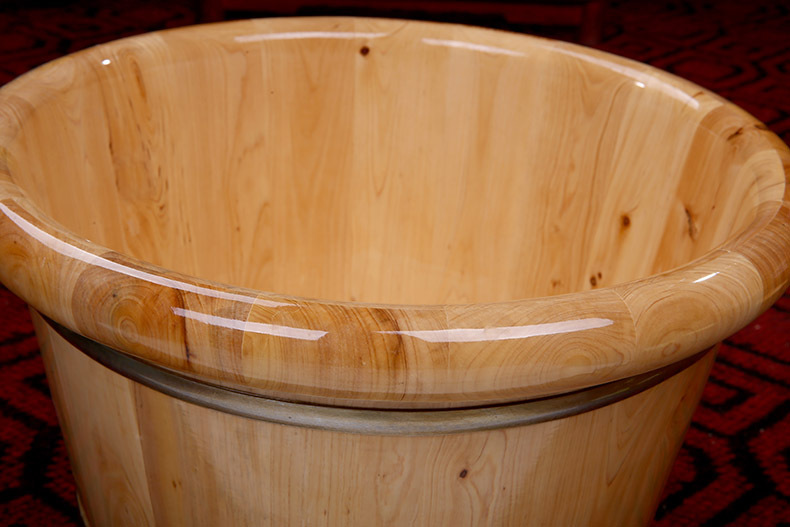 厂家批发香柏木泡脚木桶洗脚沐桶木制足浴桶桑拿沐浴桶熏蒸足浴盆