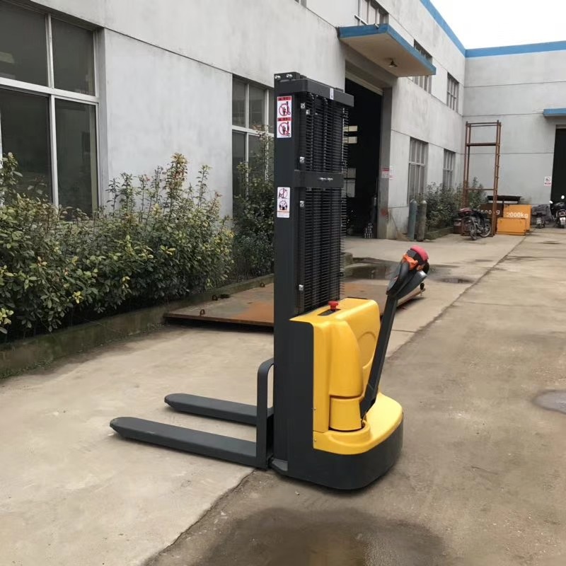 步行式全电动堆高车半电动堆高车叉车托盘对高车