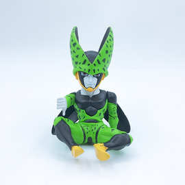 七龙珠 gk沙鲁 q版坐姿沙鲁?完全体西鲁 赛鲁 车载摆件 手办盒装