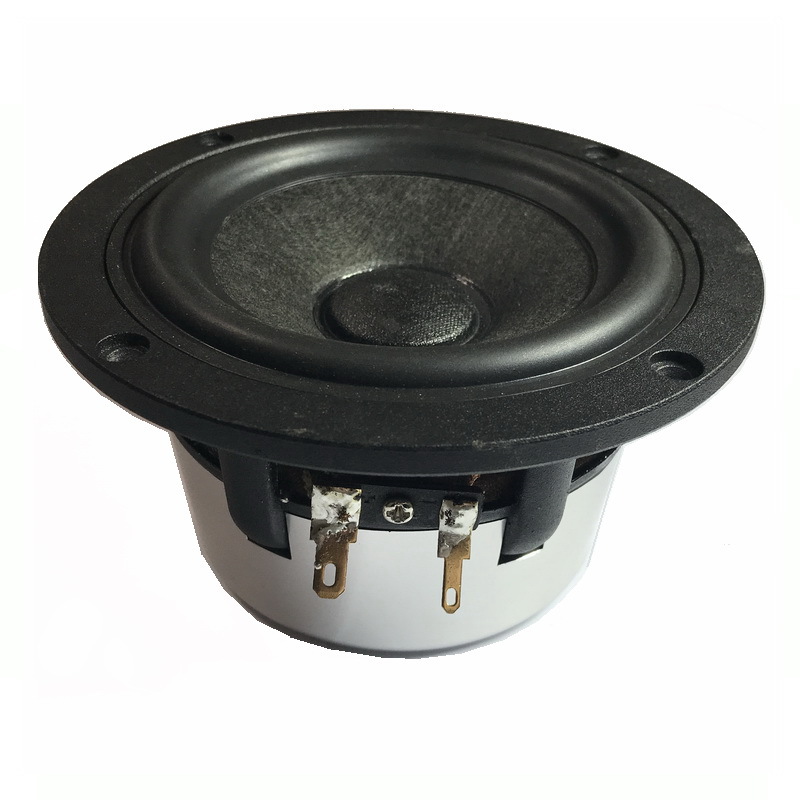 工厂新款45寸发烧全频喇叭铝盆架碳纤棉钕磁实木对箱用扬声器