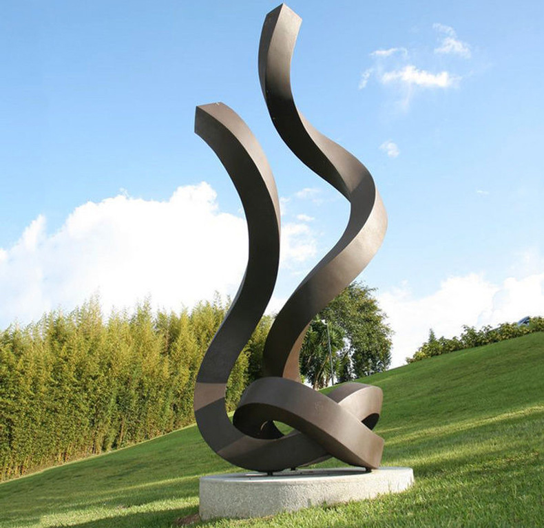 大型抽象不锈钢雕塑 源头工厂定制直销室外创意景观金属标志摆件