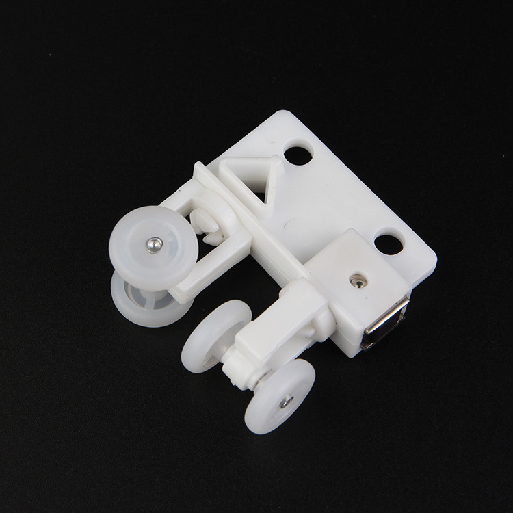 厂家批发窗帘轨道大方磁碰 耐用居家窗帘配件 悬挂式窗帘轨道滑轮