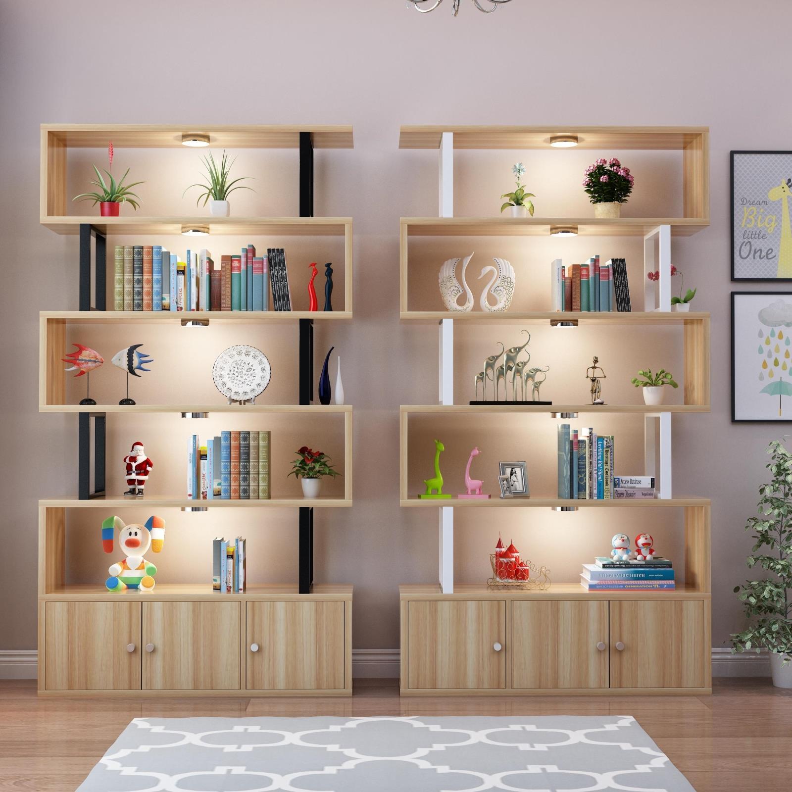 置物架展示柜美容院欧式柜人造板产品拆卸陈列柜台式化妆柜子组合