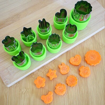 蔬菜水果切模具花样压花辅食模子红萝卜花式造型小号创意迷你饼干