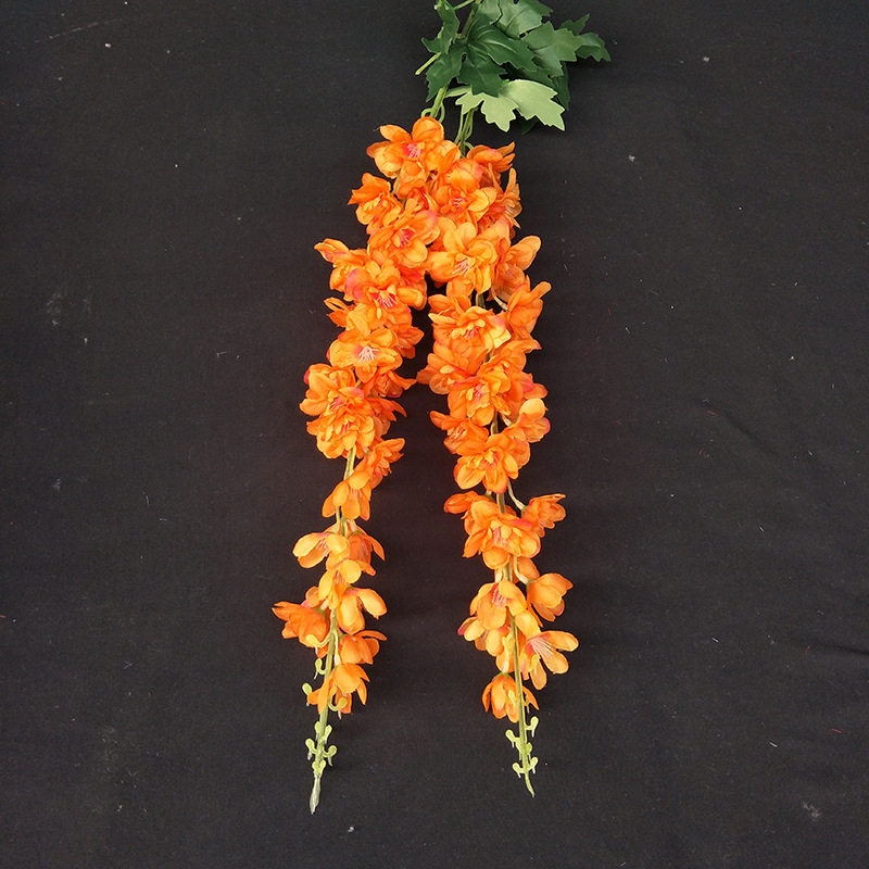 厂家供应新款超大飞燕2号 仿真风信子 插花绢花 仿真花飞燕草