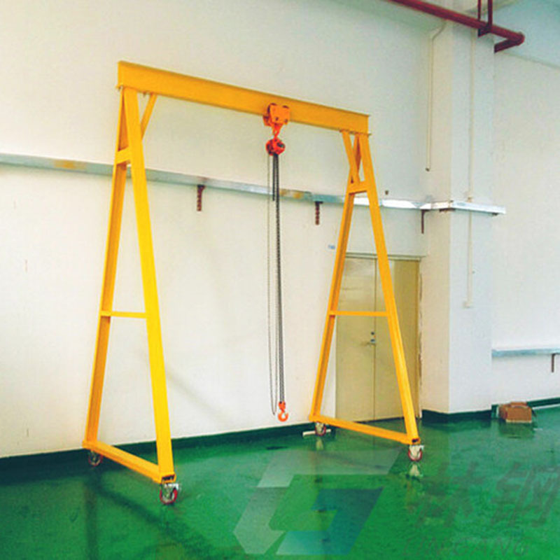 定制固定式双梁龙门架 移动式电动龙门架 小型手动龙门架价格