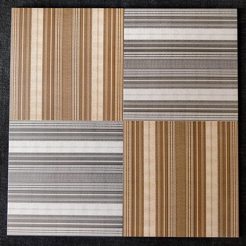 灰色布纹仿古砖300x300卫生间厨房条纹墙砖复古瓷砖阳台防滑地砖