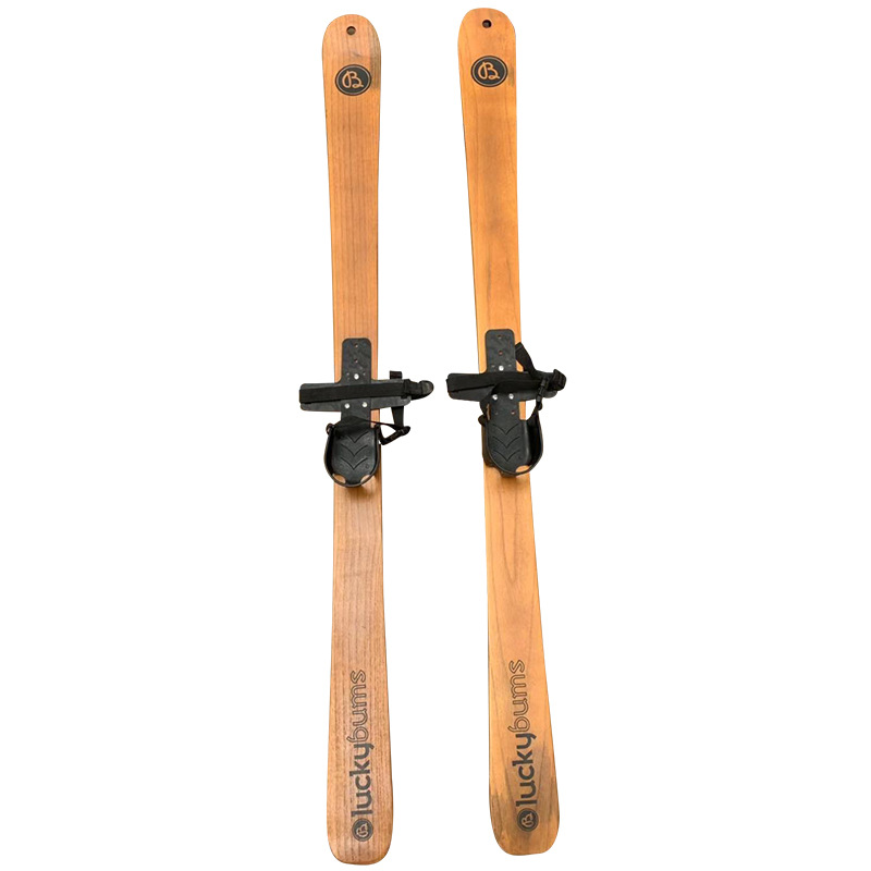时尚木质滑雪板 双板滑雪橇 实木滑雪板双板 时尚雪橇
