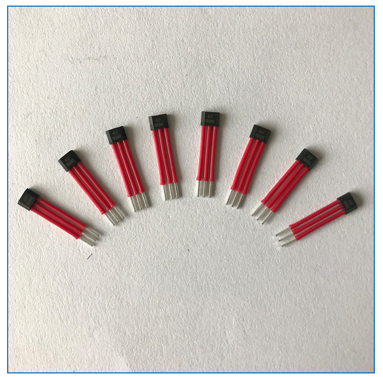 ch41f霍尔开关双极锁存电机用霍铁氟龙管霍尔无刷电机霍尔开关