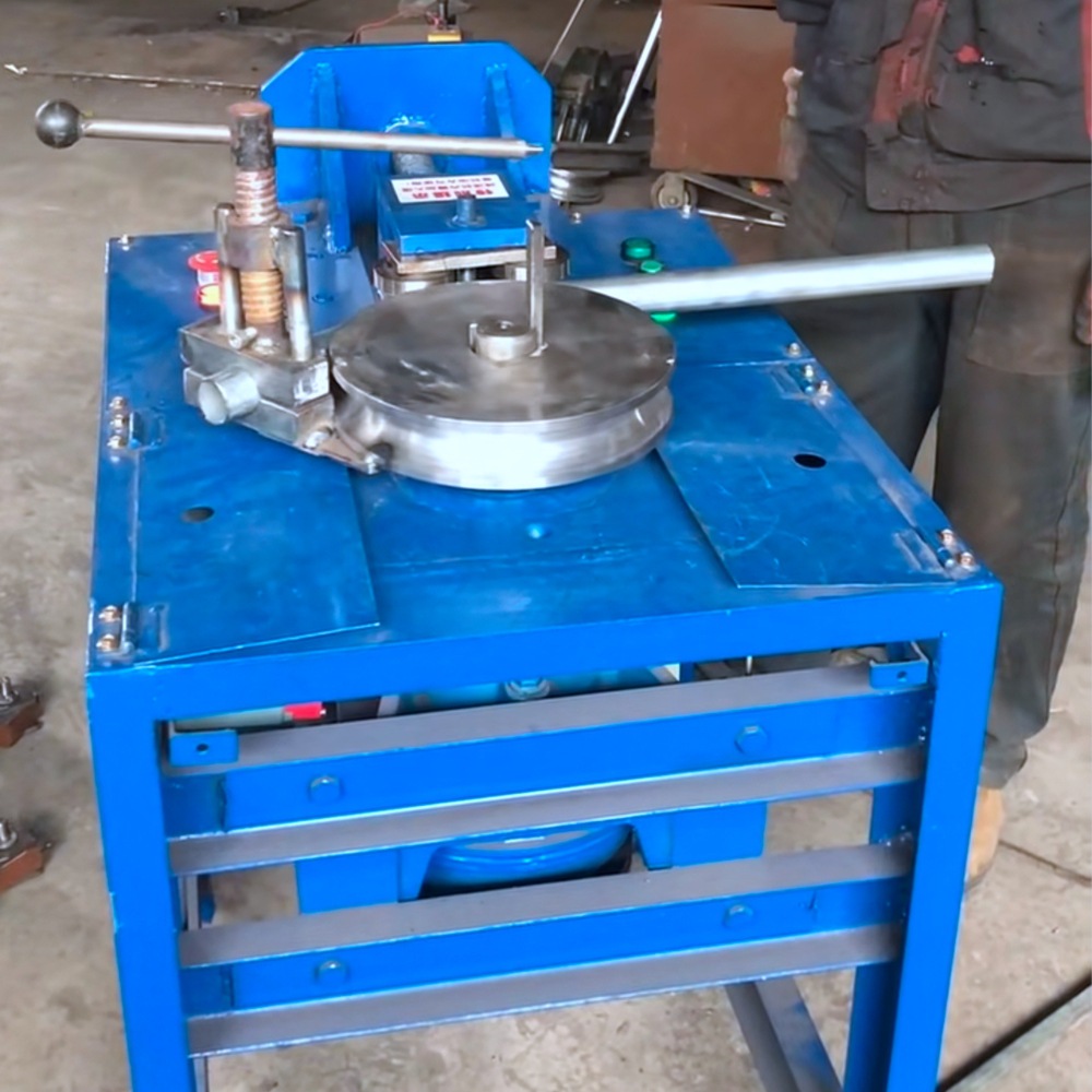 小型九十度直角弯管机半自动数控平台弯管机圆管折弯