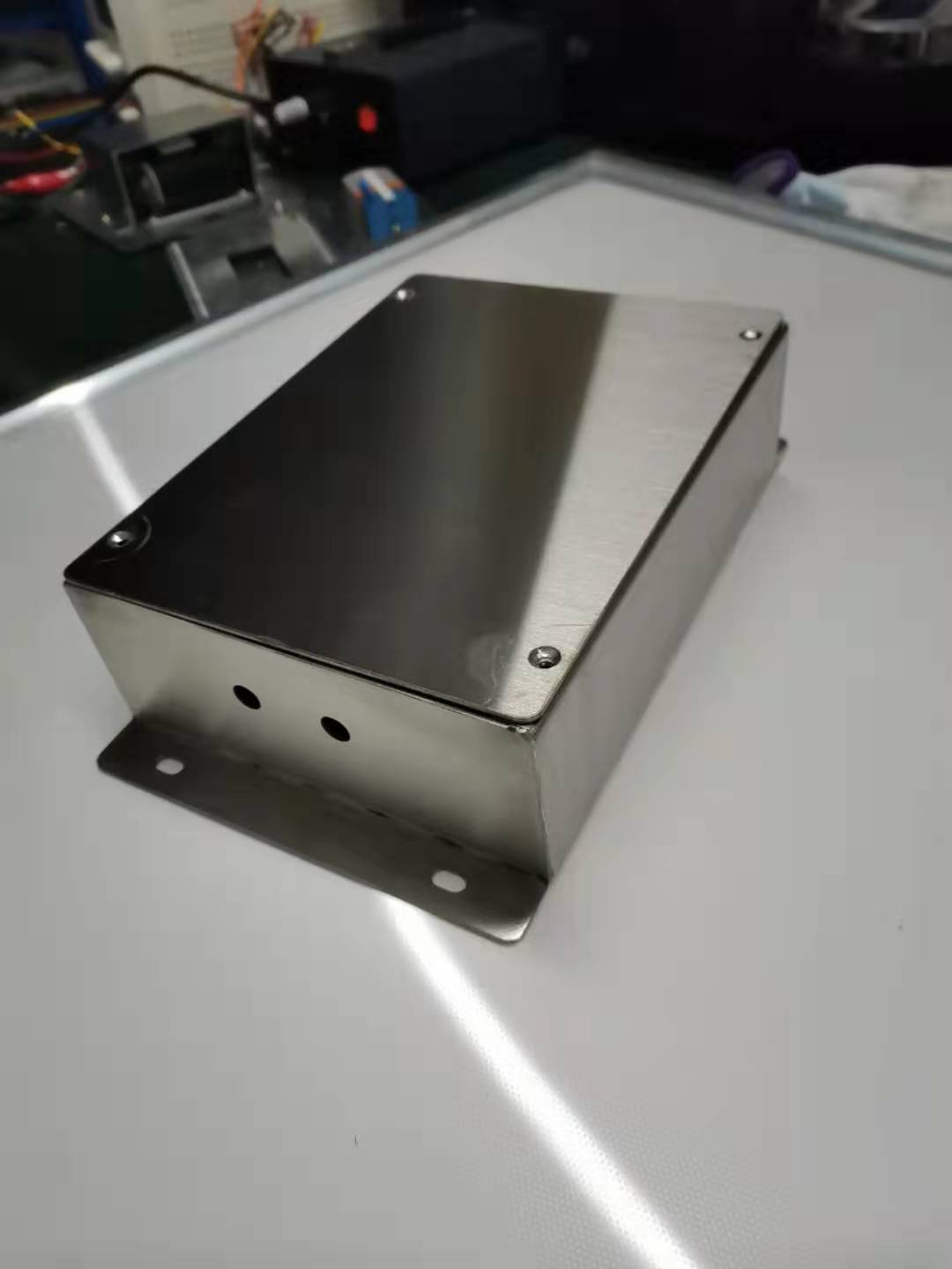 304不锈钢箱盒电子元器件安装盒支持来图来样生产