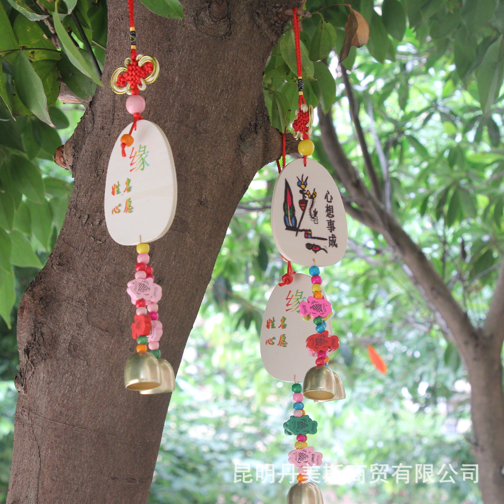 新款许愿风铃挂件丽江特色许愿牌祈福牌酒吧汽车挂件旅游纪念虔诚