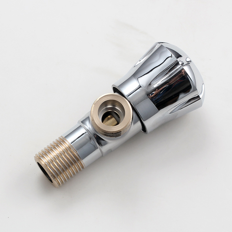 热水器专用铜体三角阀三通角阀开关八字阀4分