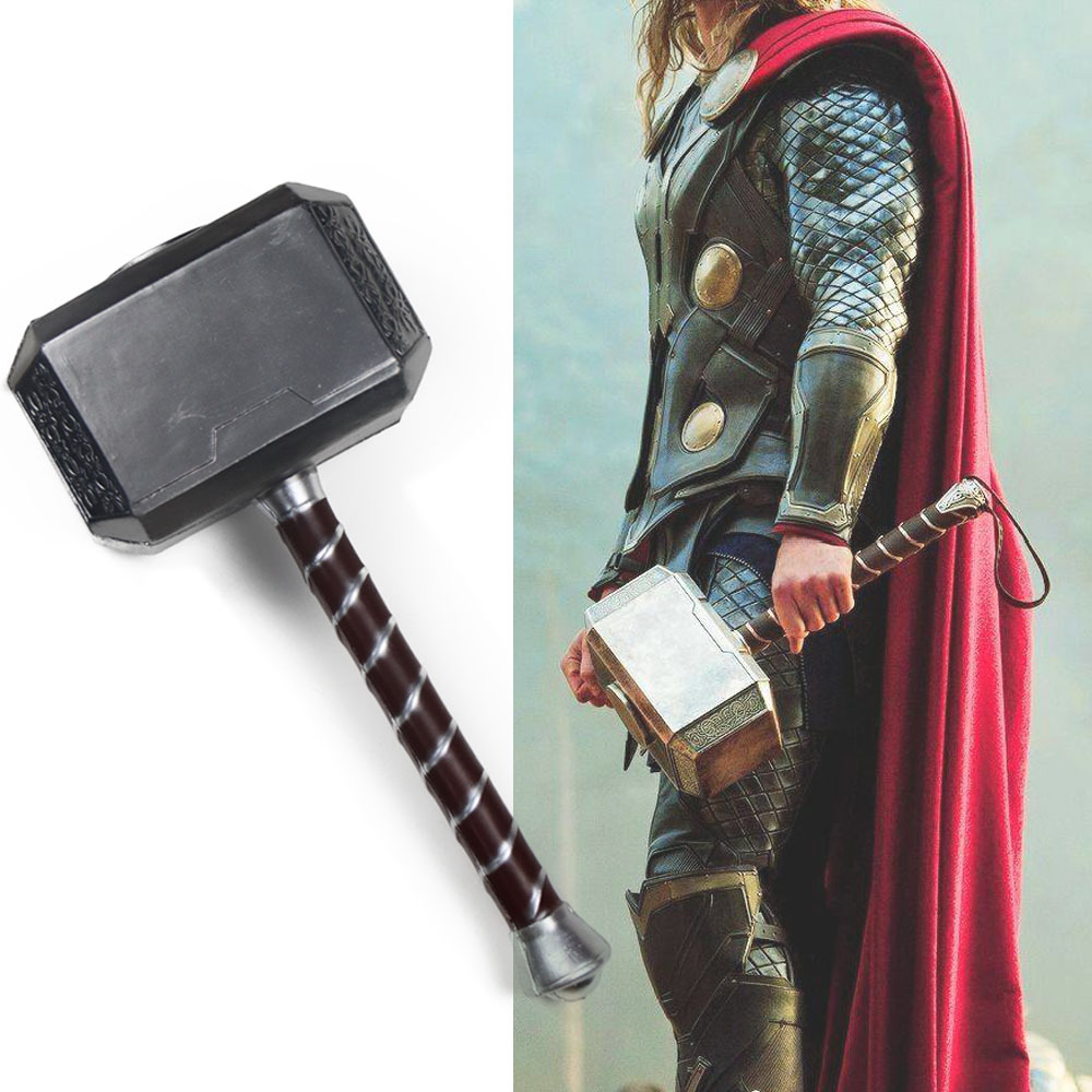 雷神之锤复仇者联盟cosplay电影周边万圣节道具武器pu仿真锤子