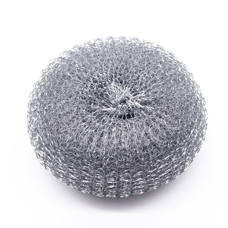 Factory Wholesale One Piece Dropshipping Galvanized Cleaning Ball Daily Necessities Kitchen Cleaning Supplies No Slag Steel Wire Ball