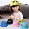 Spring and summer Boy Female baby pure cotton sunshade Sunscreen Bucket hats Versatile outdoors children Dayan Mao machining customized Spring and summer Boy Female baby pure cotton sunshade Sunscreen Bucket hats Versatile outdoors children Dayan Mao machining customized