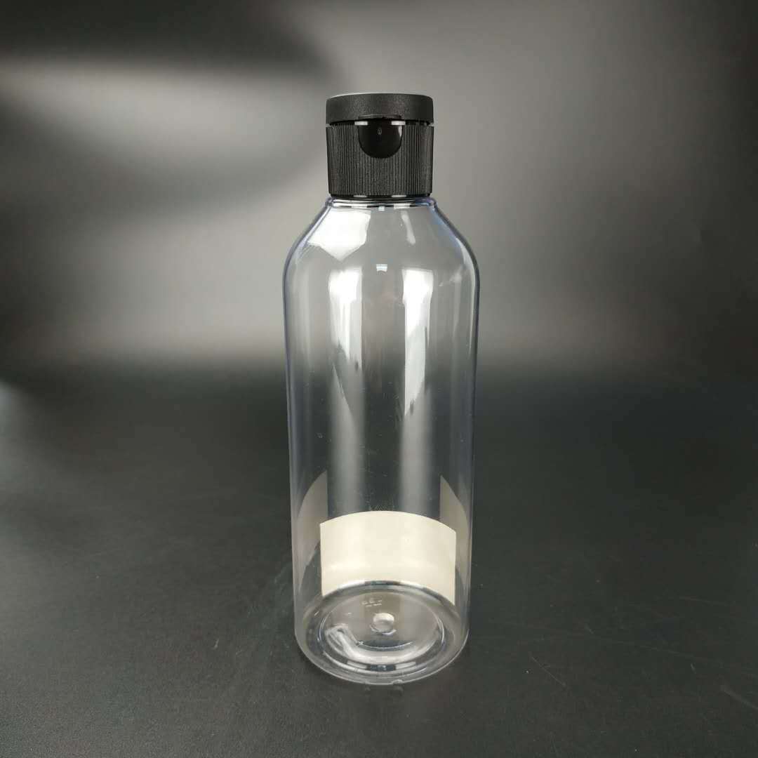 厂家定制 350ml翻盖塑料瓶 pet化妆水分装瓶 爽肤水纯露乳液瓶