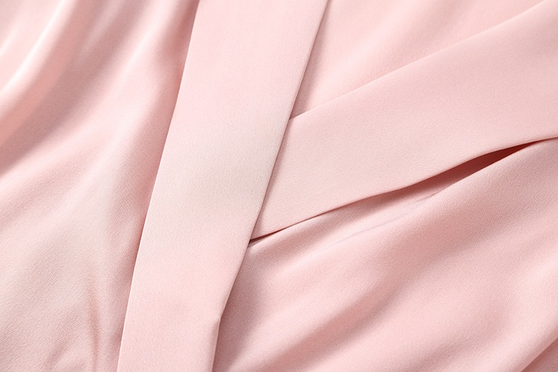 真丝衬衫女 2020春夏新款原创设计欧美时尚纯白色重磅桑蚕丝衬衣