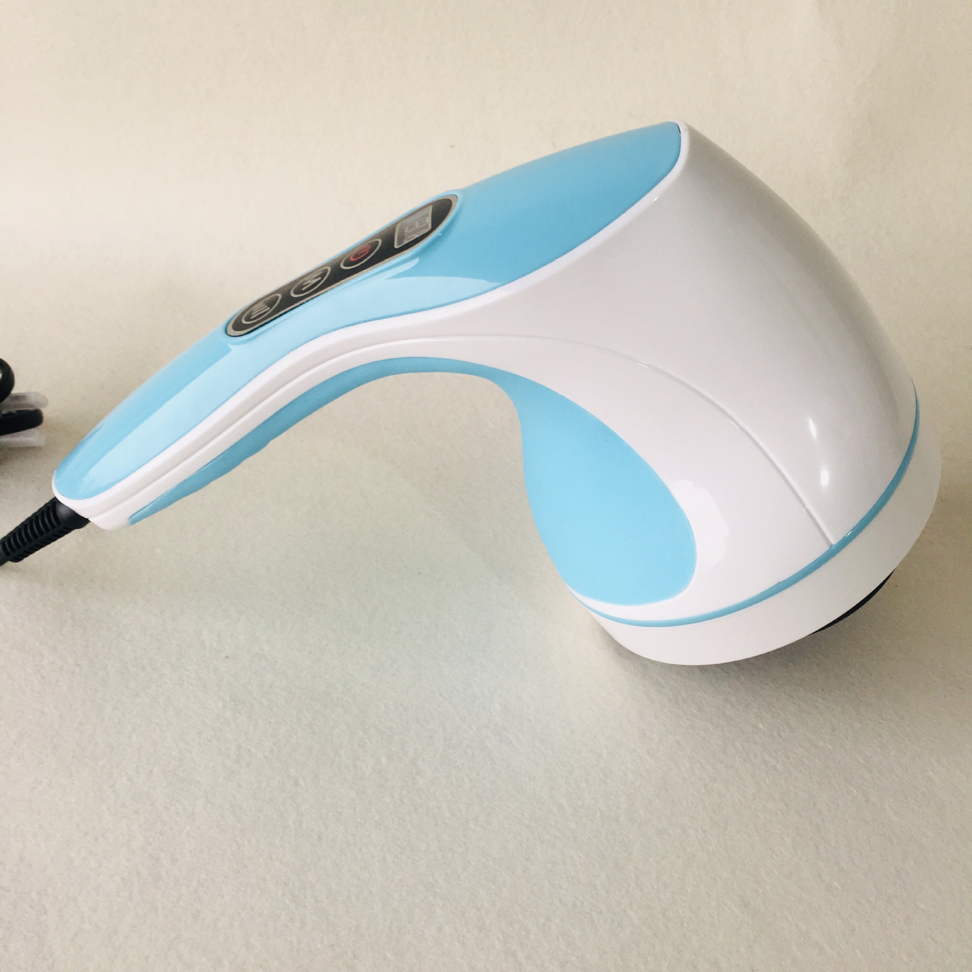 普立海豚按摩器棒颈部腰部肩部腿部手持式多功能全身揉捏锤电动仪