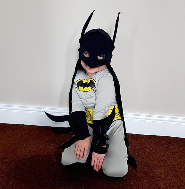 儿童超级英雄肌肉装蝙蝠侠万圣节装扮男孩动漫人物cosplay服装