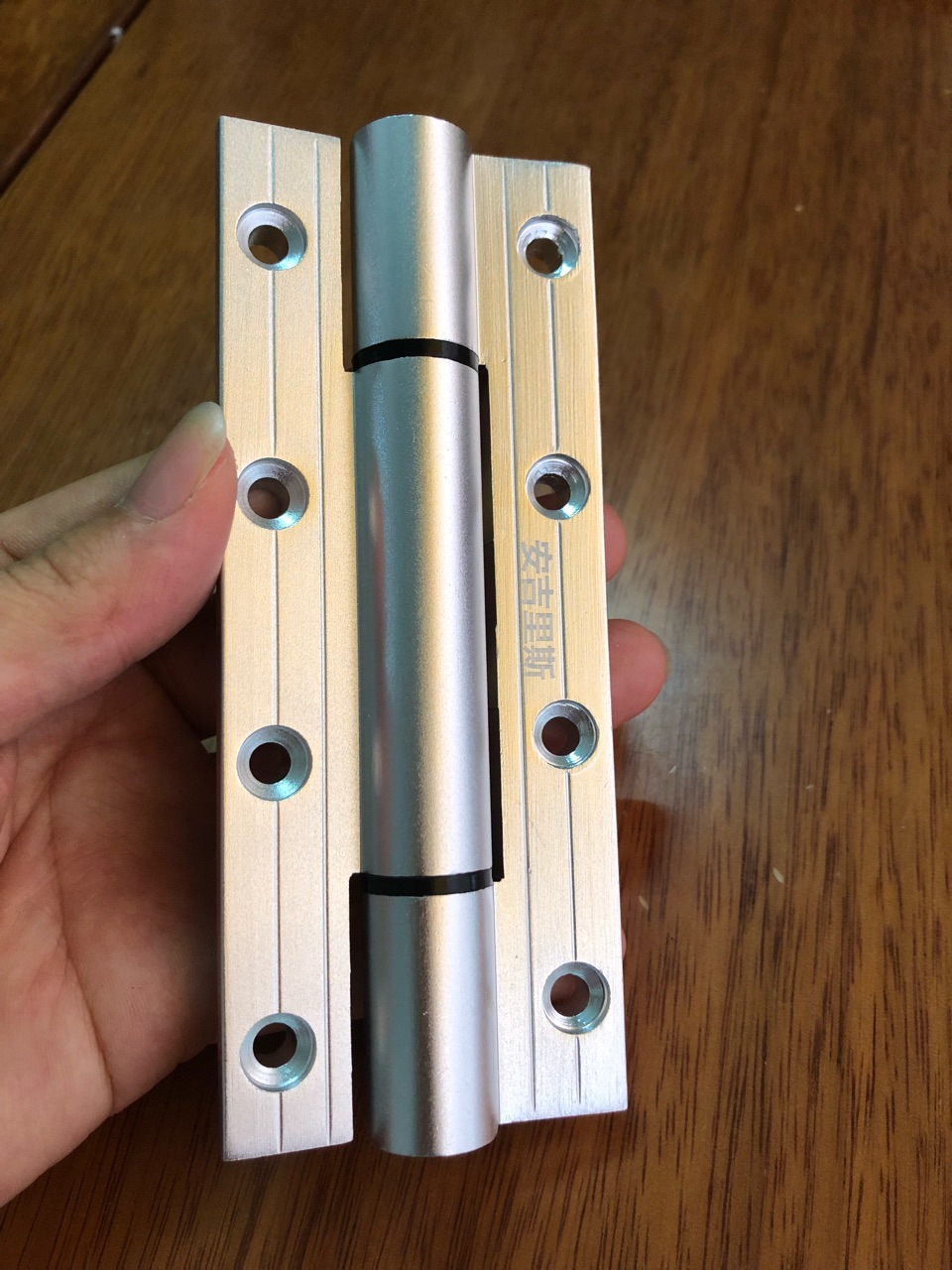 75重型折叠门五金配件合页氧化合页折叠门边框合页滑轮大折叠门配