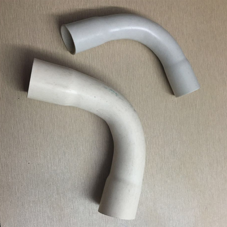 pvc电工管月亮弯16 20 线管月弯 大弧度弯头月牙弯头塑料弯头设计