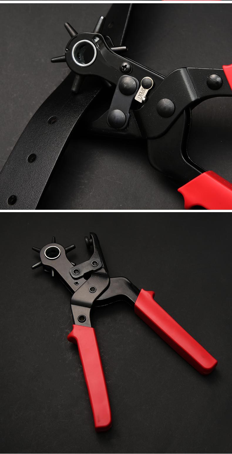 皮带打孔钳 手动多功能表带裤带省力高压打眼器 打洞机 夹子剪子