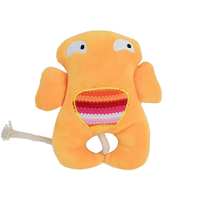 Factory Direct Sales Dog Toy New Bite-Resistant Plush Toy Molar with Sounding Pet Toy One Piece Dropshipping