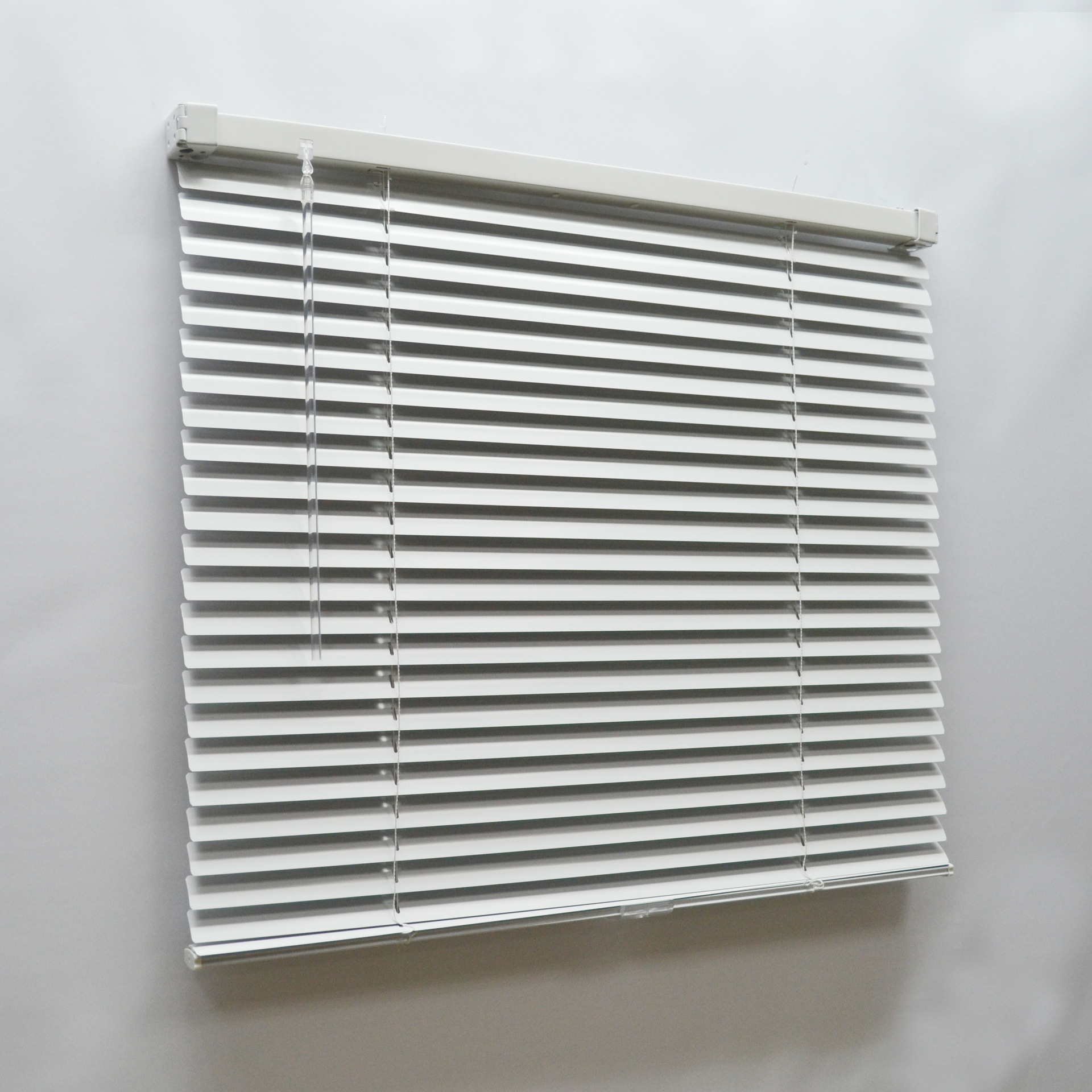 定制无绳推拉式铝合金百叶窗帘 热销欧美1寸办公室书房卧室百叶帘